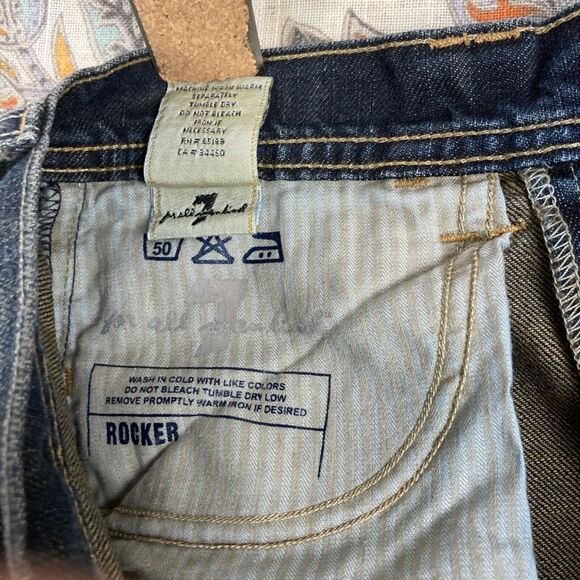 7 For All Mankind Rocker Women's Distressed Denim Mini Skirt Size 25 - Picture 10 of 10